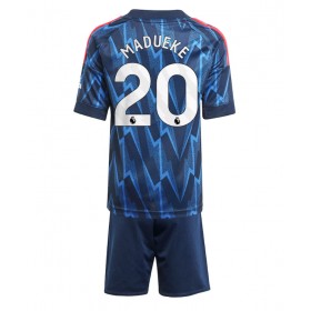 Arsenal Noni Madueke #20 Borta Kläder Barn 2025-26 Kortärmad (+ Korta byxor)